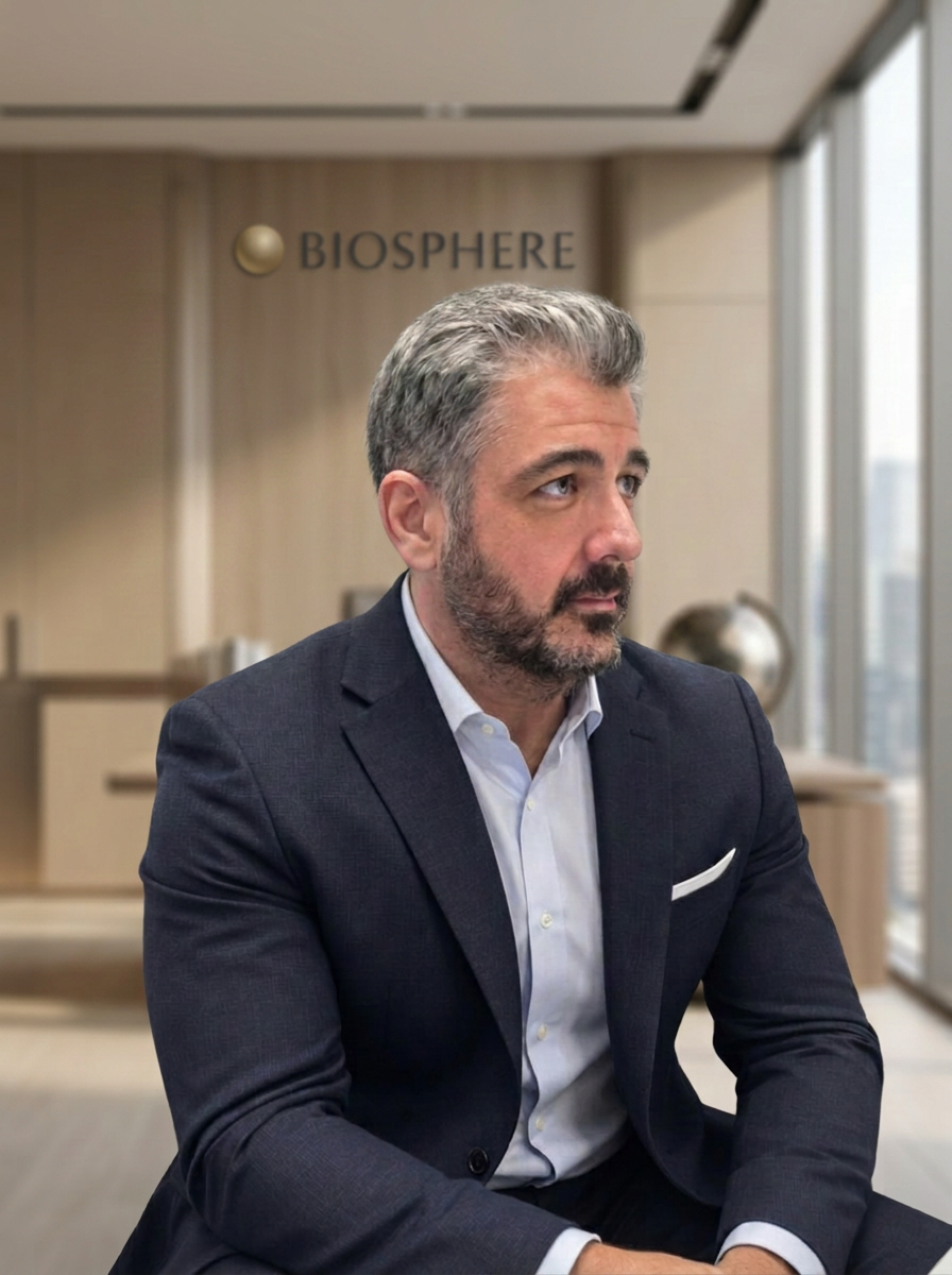 Portrait of Jarrod Manfro, MBA, healthcare strategist and futurist